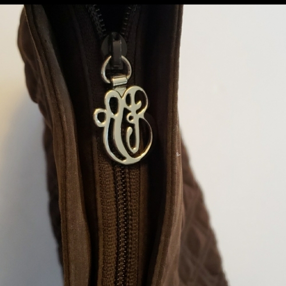 VERA BRADLEY Quilted Dark Brown Bag - Picture 5 of 8